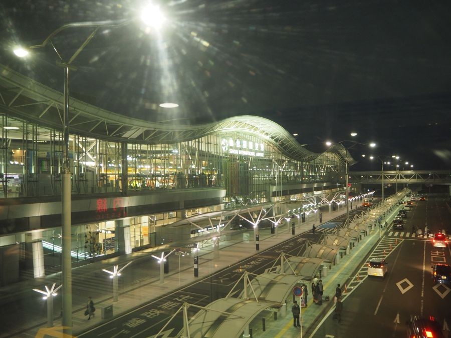 到仙台空港已經是晚上六點出頭了
