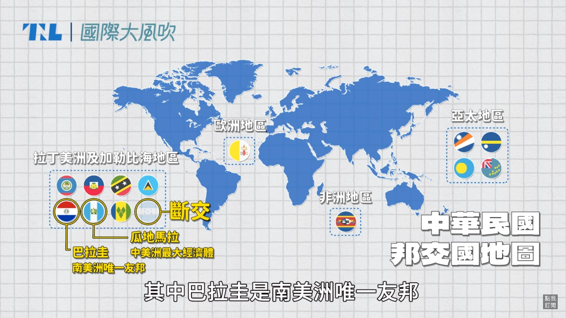 【國際大風吹】巴拉圭、瓜地馬拉大選在即，台灣的邦交國數量會「-1」嗎？ - TNL The News Lens 關鍵評論網