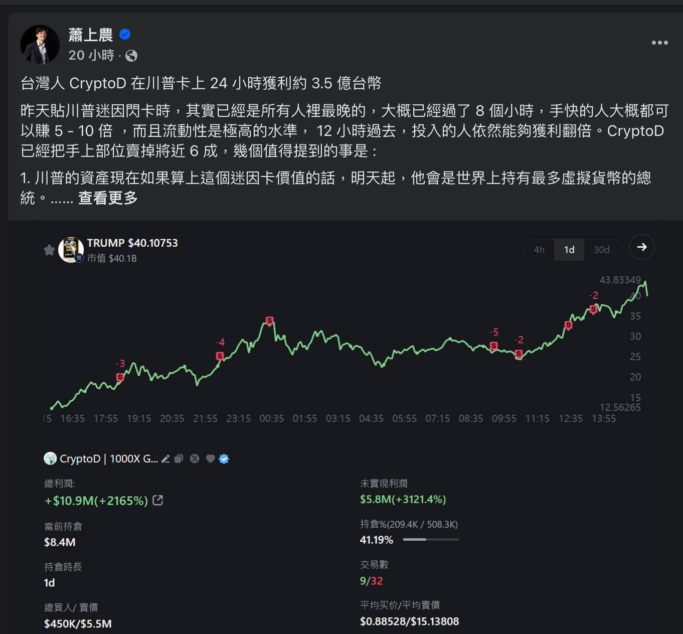 PTT加密版主檢舉川普發幣違反台灣洗錢防制法，金管會還不快抓？ - TNL The News Lens 關鍵評論網