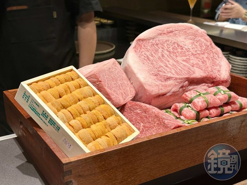 餐廳選用日本A5和牛的瘦肉部位當料理主角。
