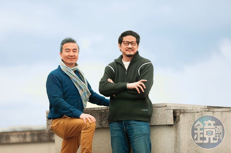 蔣顯斌（右）和江松長（左）聯手把台灣故事推向國際，盼以影像帶領觀眾一窺兩岸局勢。