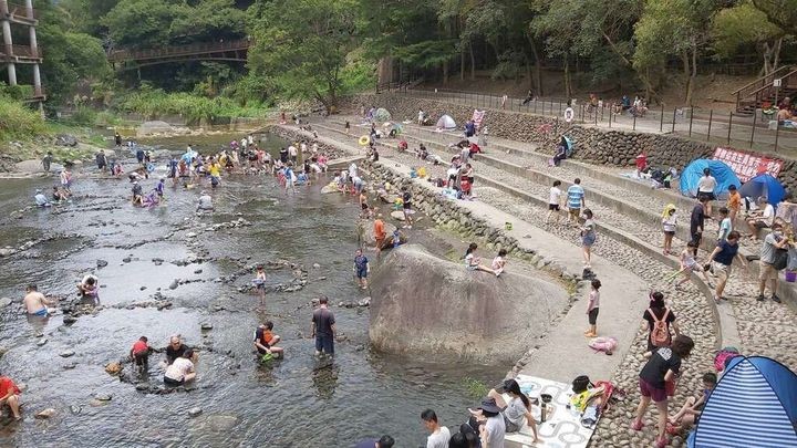 ▲「宇內溪夏日戲水區」自即日起至9/29止對外開放。　圖：桃園市政府觀光旅遊局／提供