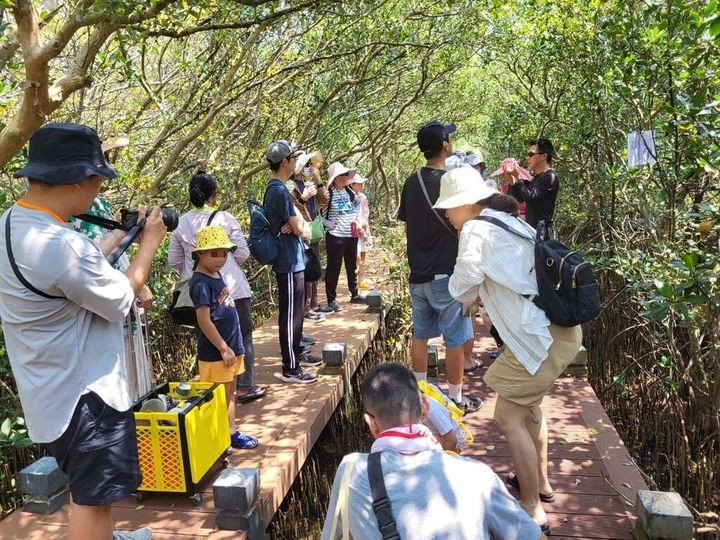 ▲雙春濱海遊憩區生態探索。　圖：台南市政府觀光旅遊局／提供