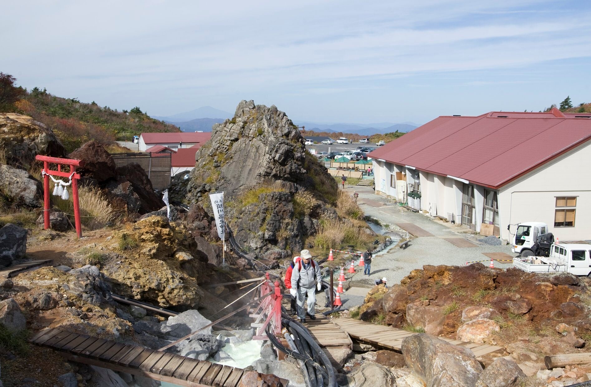 ▲下山後前往須川溫泉泡湯休息，是登山一日團的亮點，入浴費用也包含在內。　圖：一關市觀光協會／提供