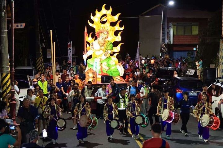 ▲關子嶺溫泉美食節的夜祭巡行隊伍（歷史照片）。　圖：台南市政府觀光旅遊局／提供