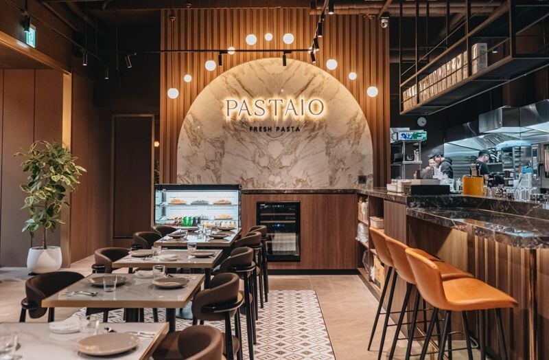 PASTAIO的林口店鄰近三井OUTLET PARK及機場捷運A9林口站，假日總是高朋滿座。（PASTAIO提供）