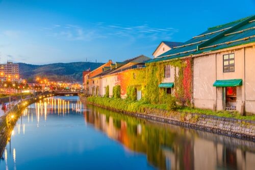 ▲日本北海道小樽運河浪漫風情。　圖：Shutterstock／來源