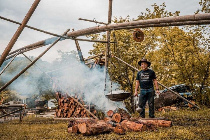 ▲竹炊野食重磅登場！視覺、嗅覺、味覺一次滿足。　圖：高雄市政府觀光局／提供