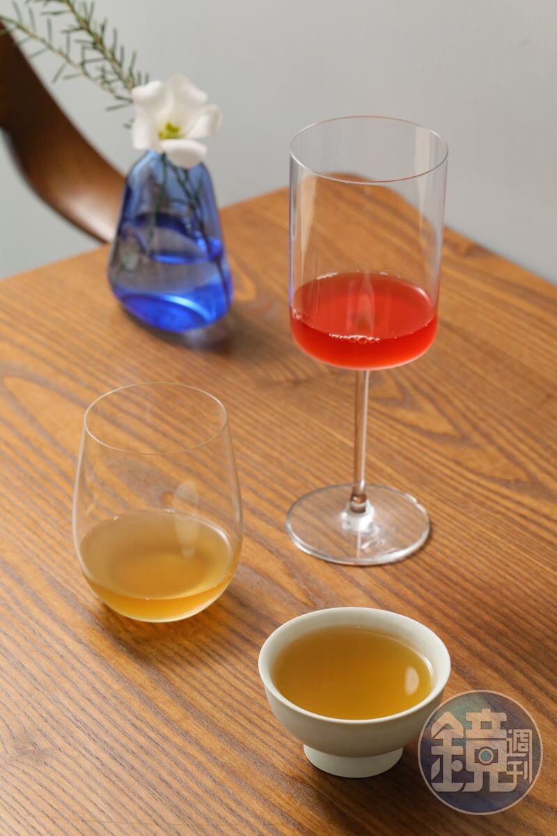 無酒精飲品Paring包含各種發酵飲品。