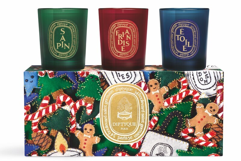 Diptyque 2024限量聖誕蠟燭禮盒70g*3,NT4,800
