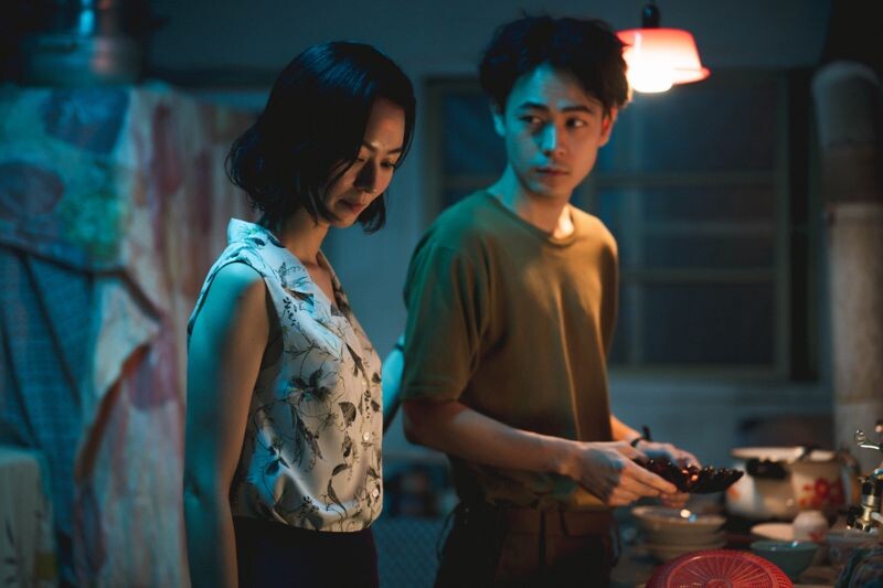中村映里子在日影《雨中的慾情》有不少性愛場景，片山導演表示會先請三級片演員擔任動作指導，讓演員理解後才進行拍攝。（光年映畫提供）