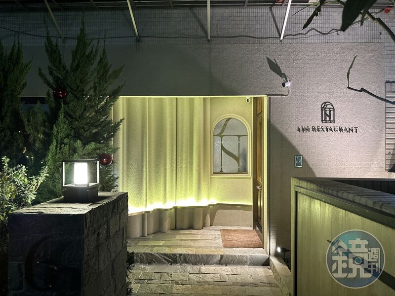 「Lin Restaurant」以主廚蔡凱霖的英文名字Lin為餐廳名。