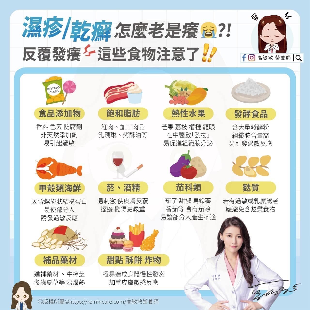 揭開濕疹、乾癬的飲食祕密:這些食物可能是隱形殺手!