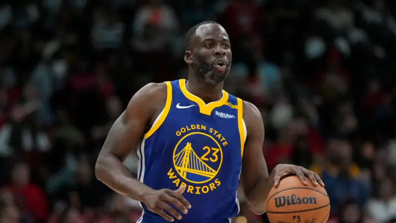 ▲金州勇士當家前鋒Draymond Green,因傷勢無法出賽。(圖/美聯社/達志影像)