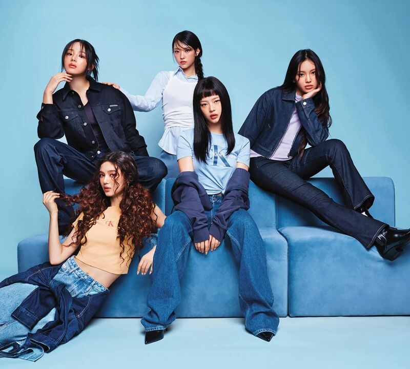 NewJeans宣布解約,原東家HYBE將在子公司再推女團。(Calvin Klein提供)
