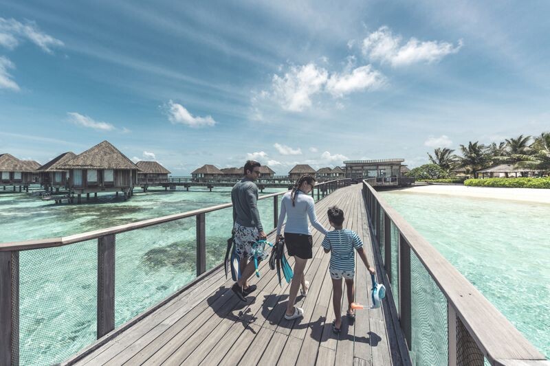 在Club Med馬爾地夫浮潛可欣賞豐富且獨特的海洋生態。(Club Med提供)