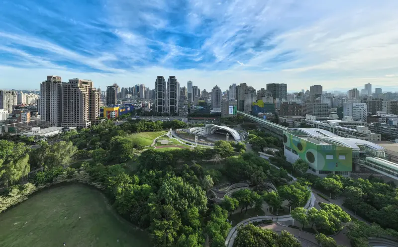 ▲惠田五期新案再度圈粉無數,步行約10分鐘就有文心公園千坪綠意生活。(圖/品牌提供)