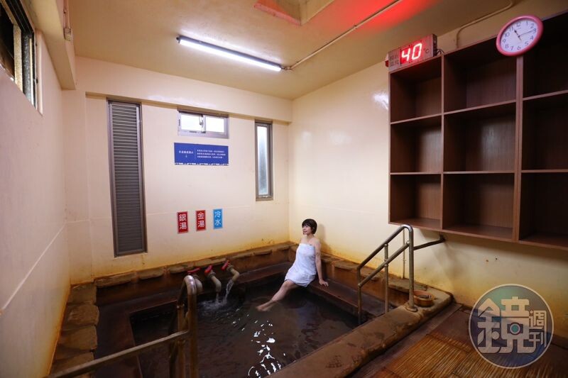 湯屋的空間也相當寬敞，每日開放之外的時段都有專人清潔打理。
