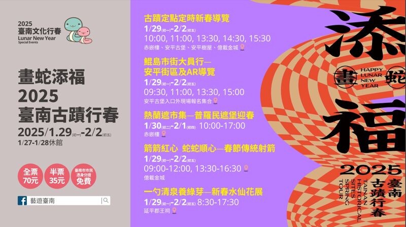 2025台南古蹟行春。(台南市府提供)