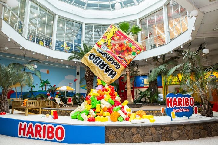 ▲濟州島最新的「HARIBO小熊軟糖快樂世界」，是品牌首個大型體驗展覽，一共有7大展區。　圖：KKday／提供