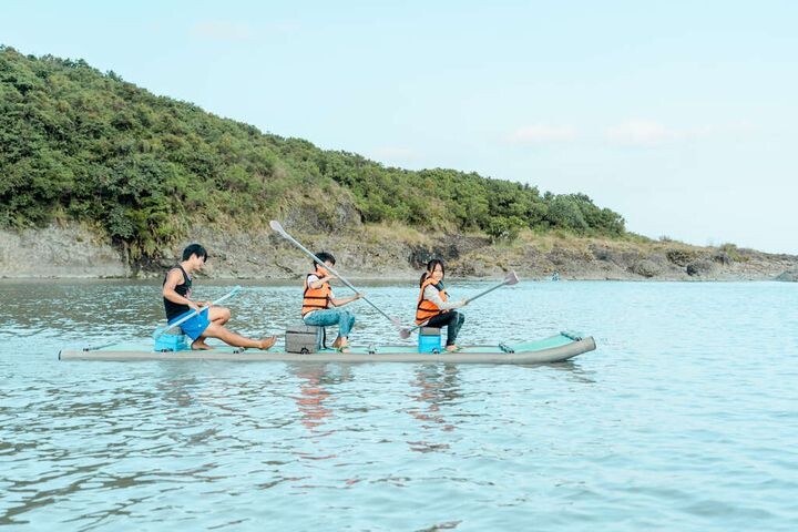 ▲靜浦小小勇士－膠筏體驗。　圖：東部海岸國家風景區管理處／提供