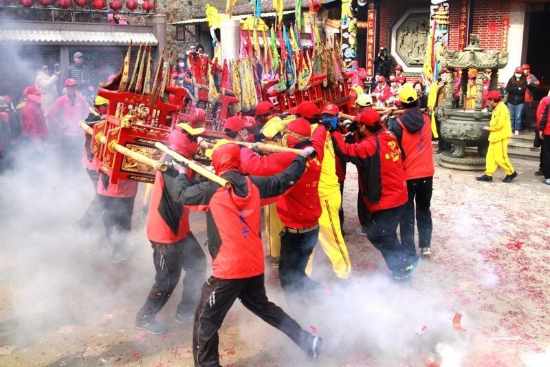 祭典期間馬祖四鄉五島熱鬧不已。（坂里境白馬尊王廟提供）