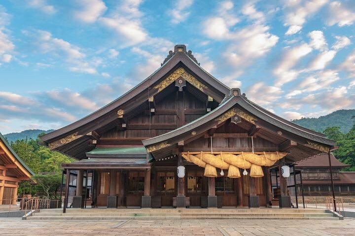 ▲祈求良緣和幸福的島根縣出雲大社。　圖：太平洋旅行社／提供