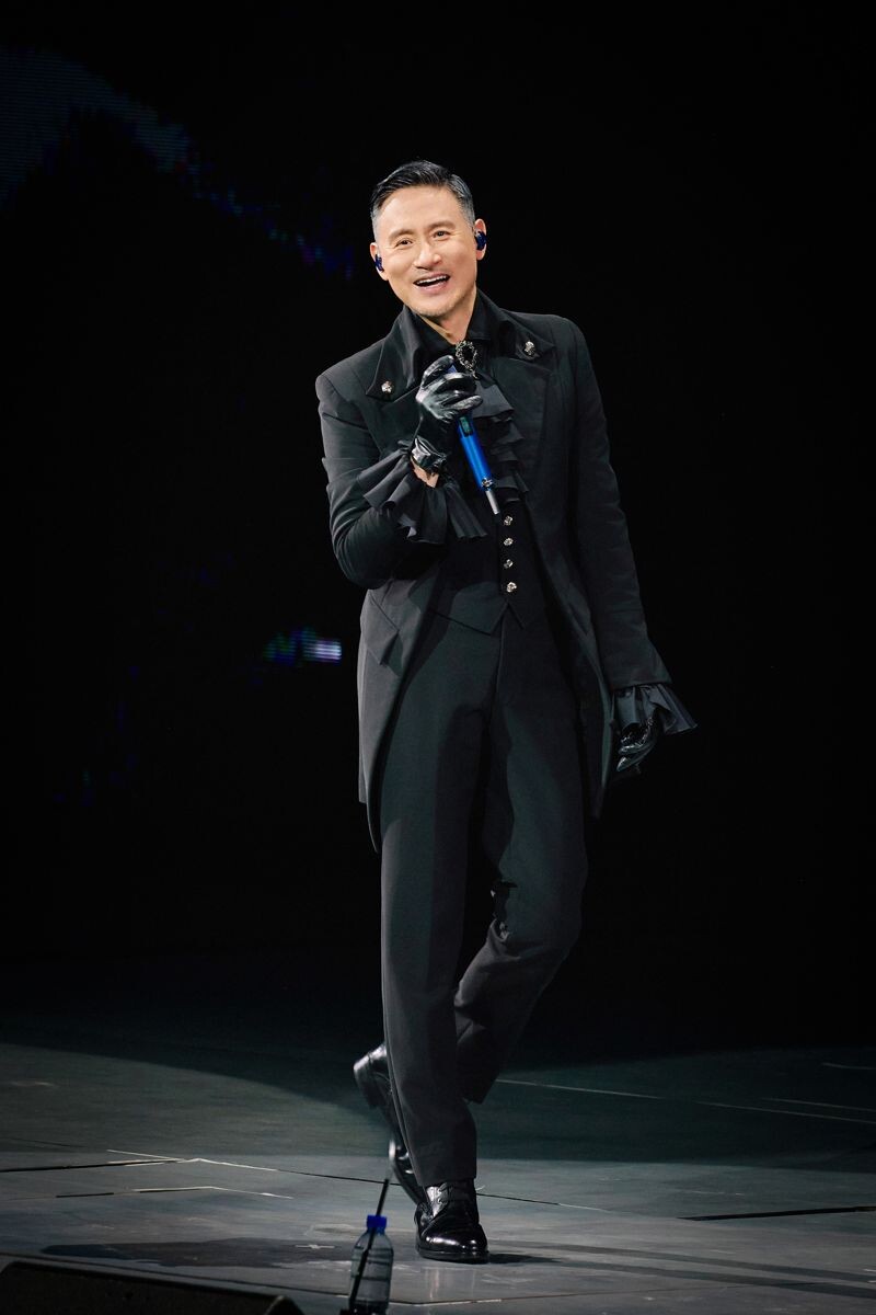 歌神張學友在海口完成《張學友60+》第218場演唱會。（環球音樂提供）