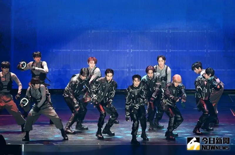 ▲NCT 127努力用中文跟粉絲對話,用心十足。(圖/記者林調遜攝)