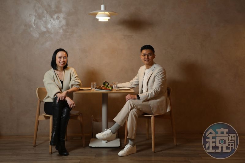 主理人林廣哲Van(右)和林岱瑩Diane(左)夫妻都在北美求學成長,開店時便想把北美山屋的意象應用在空間設計中。