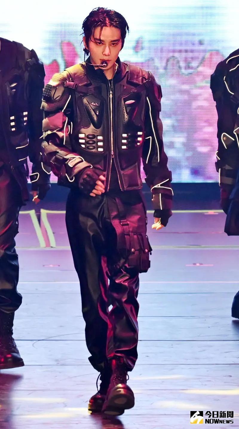 ▲NCT 127成員廷祐。(圖/記者林調遜攝)