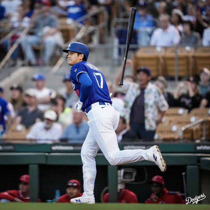 大谷翔平本季有望重返二刀流，但教頭沒有給出明確時間表。（翻攝自X）