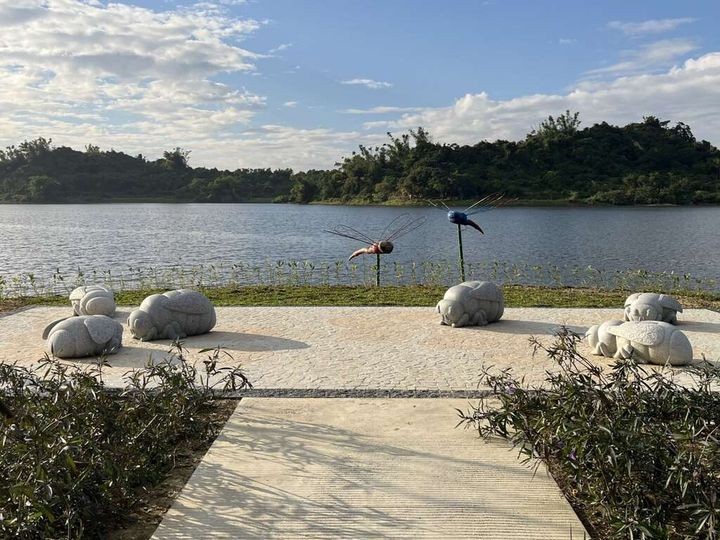 ▲規劃蜻蜓護岸平台一覽觀音湖美景。　圖：高雄市政府觀光局／提供