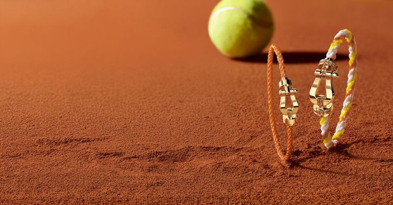 FRED Force 10 x Roland-Garros 2025法網限定款手鍊。價格店洽。(FRED提供)