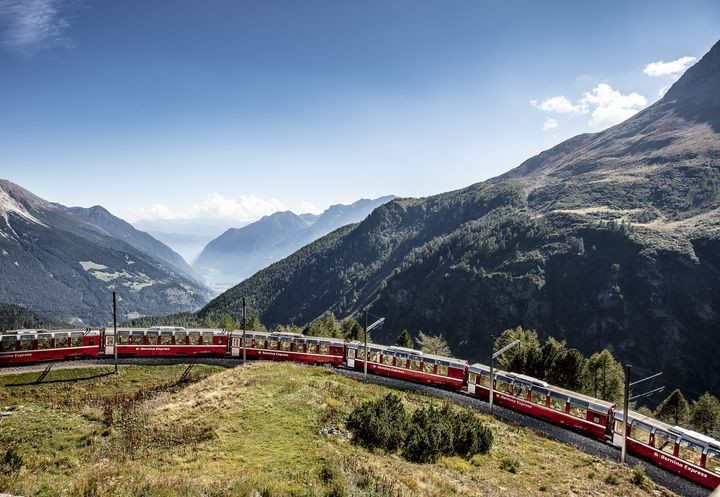▲雷蒂亞鐵路。　圖：Rhaetian Railway／來源