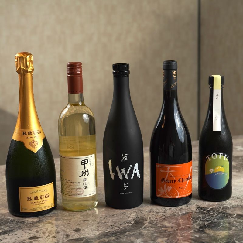Pairing 5杯更能喝到一些有趣的酒款。（5,680元／人）（蘭餐廳提供）
