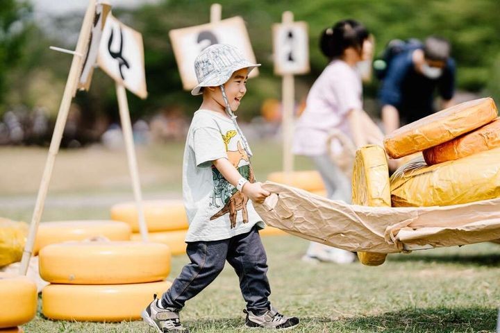 ▲親子互動遊戲。　圖：台南市政府觀光旅遊局／提供