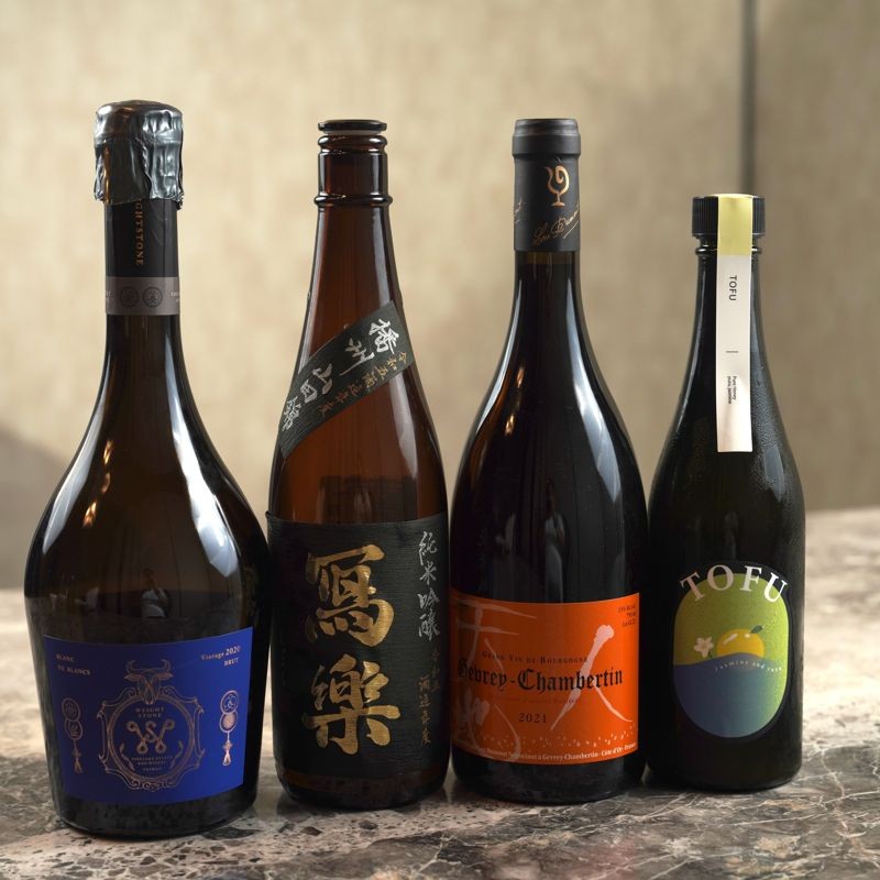 蘭餐廳的餐會通常有專業餐酒搭，圖為Pairing 4杯。（4,680元／人）（蘭餐廳提供）