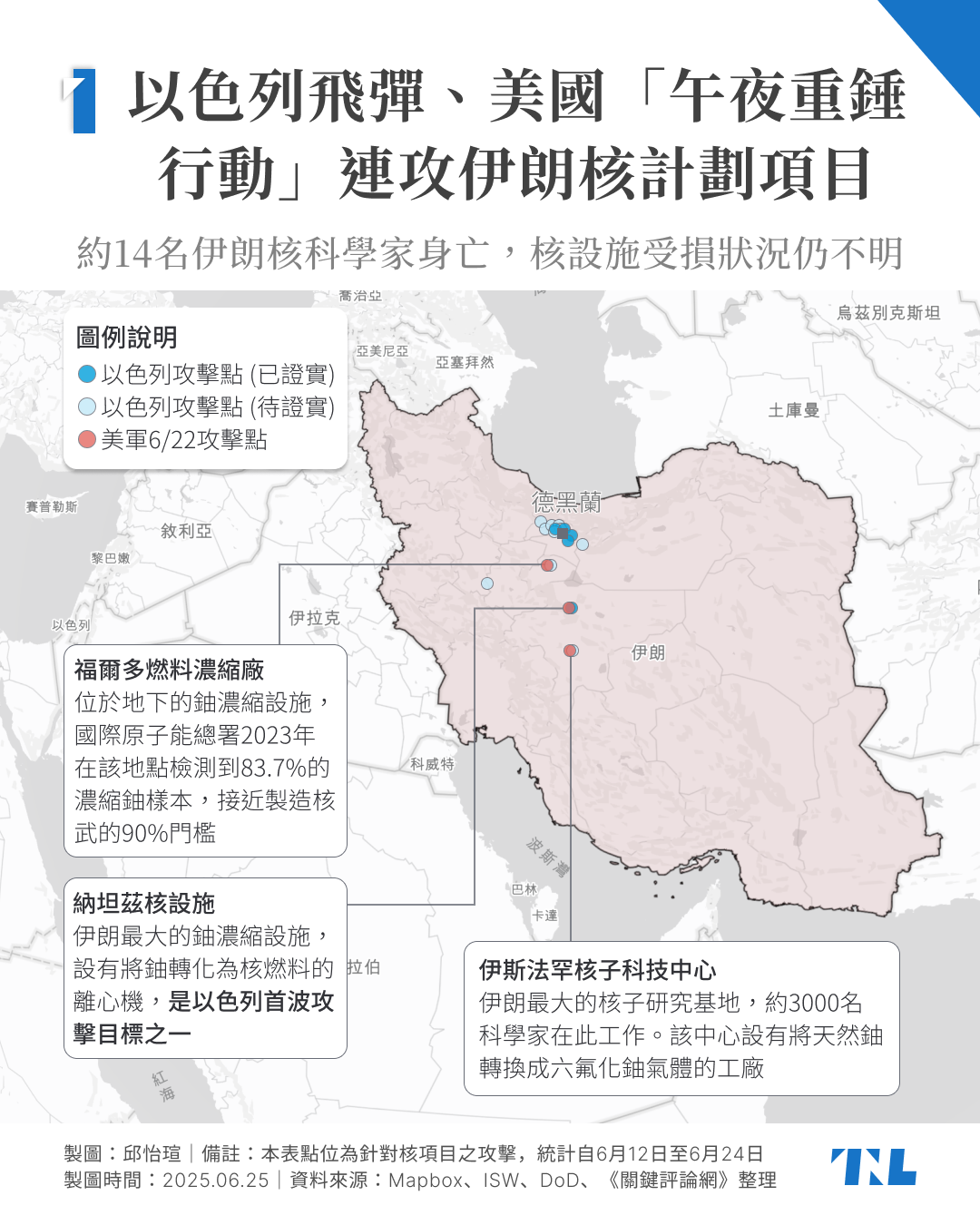 圖表】以伊停火4小時宣告破局：一文解析戰爭時間軸、哪些國家遭戰火波及？ - TNL The News Lens 關鍵評論網