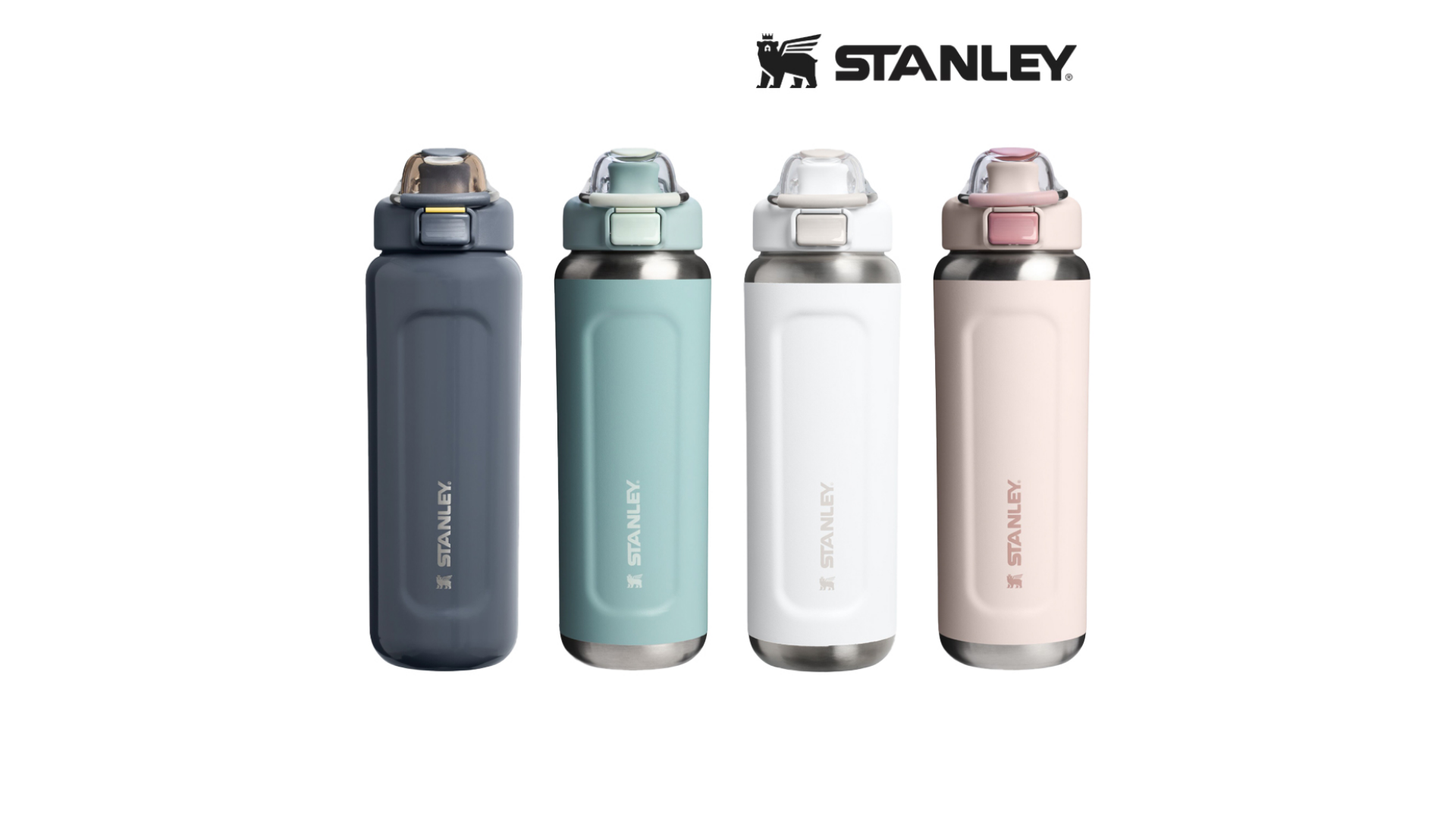 等到口渴才想到要多喝水？Stanley經典系列彈蓋提環水壺，讓喝水這件事不再被拖延。