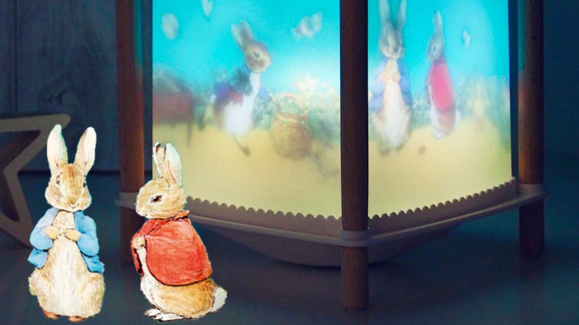 希望時間能走慢一點！Trousselier 彼得兔夜燈，適合 3 個月小寶，300 個月大寶也愛用。