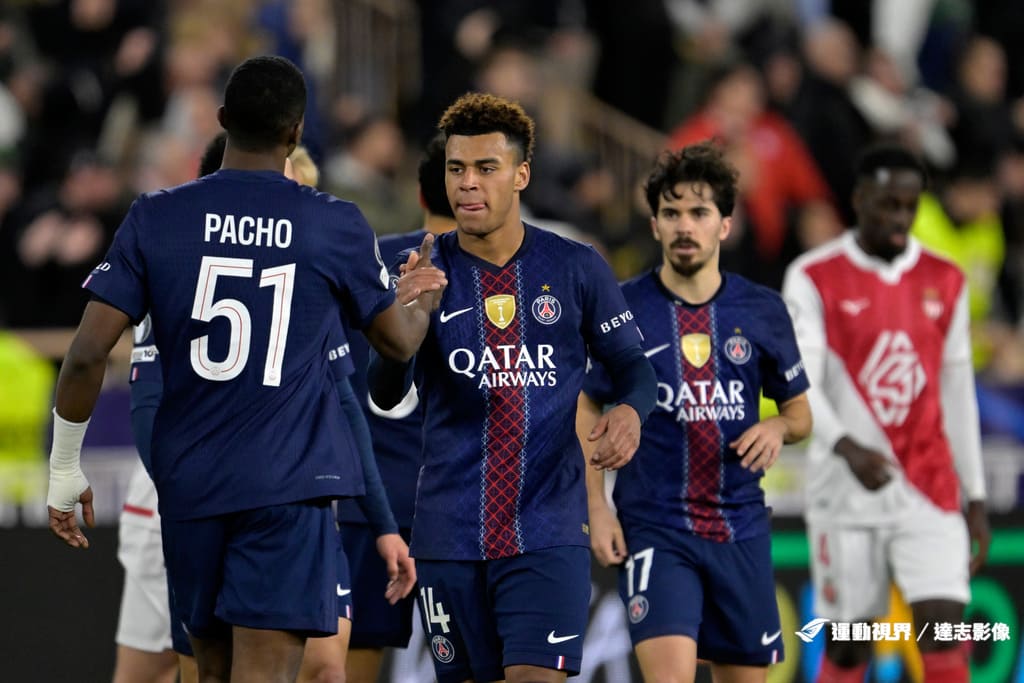 摩納哥2-3巴黎：Doué一戰逆轉勝功臣