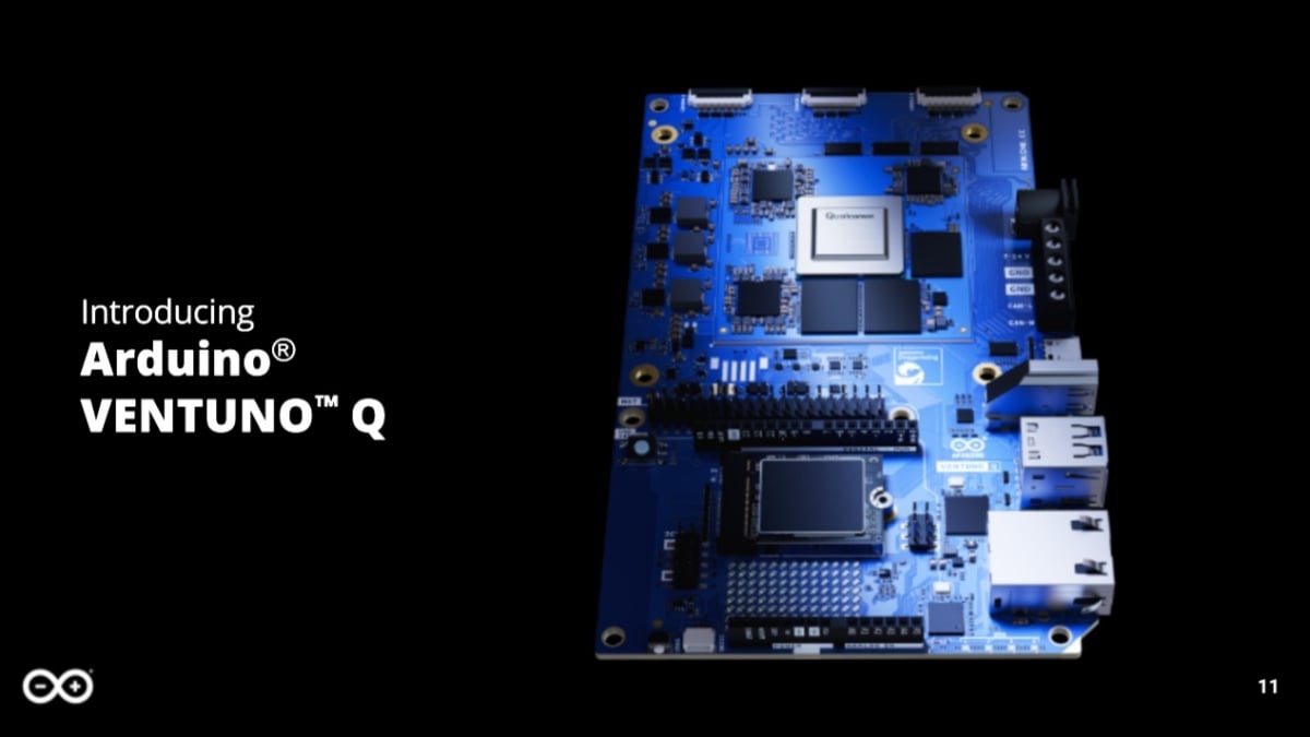 Qualcomm 與 Arduino 推出 VentUNO Q 開發平台 40 TOPS AI 算力實踐實體 AI