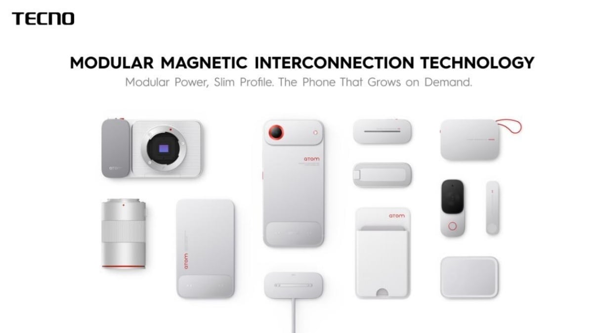 TECNO 於 MWC 2026 發表磁吸模組化概念手機 厚度僅 4.9mm