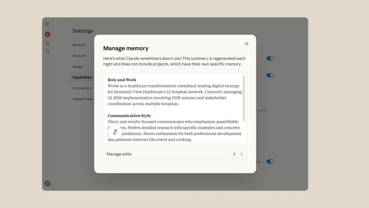Anthropic Claude 推出記憶匯入工具 可快速打包 ChatGPT 紀錄 一鍵跳槽
