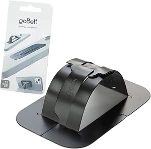 智慧手機指環 goBelt C1 黑色 薄型 1mm 支援無線充電 智慧手機支架 德國製造 黑色 1個