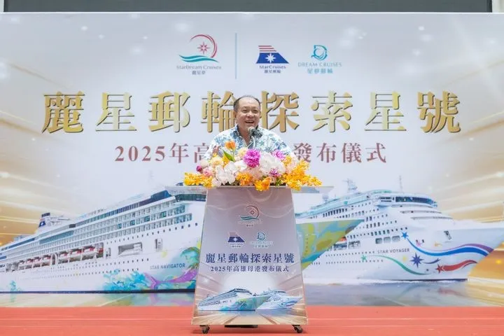 ▲麗星夢郵輪銷售聯盟會長暨台灣國際郵輪協會榮譽理事長吳勛豐。　圖：麗星郵輪／提供