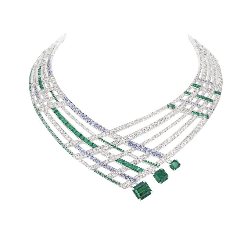 Chaumet Partition系列祖母綠項鍊細節