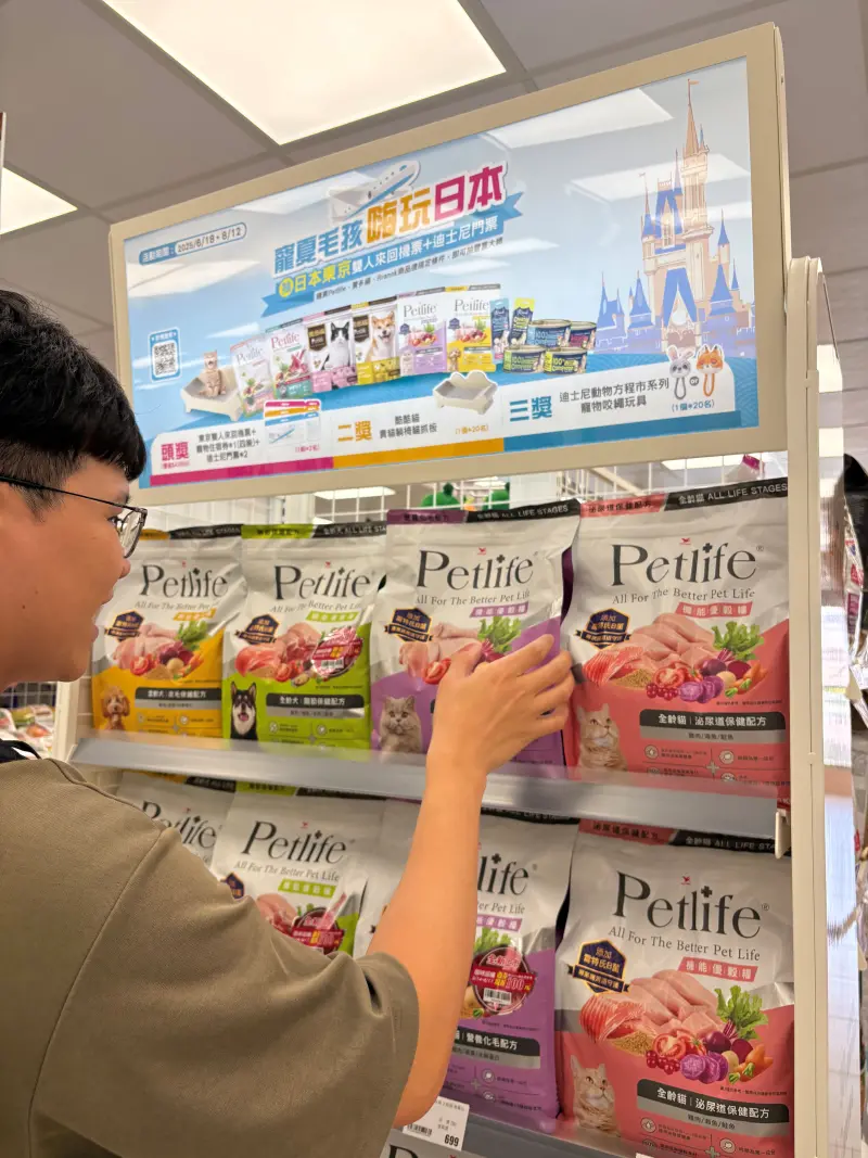 ▲統一寵食品牌寶多福與Petlife特別和臺灣最大寵物店連鎖體系「寵物公園」合作,推出「寵夏毛孩-嗨玩日本」活動。(圖/業者提供)