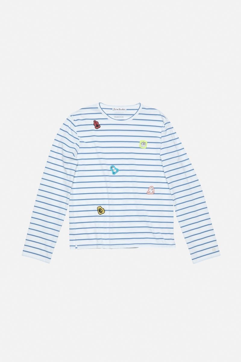 Acne Studios x Moomin條紋上衣。NT$14,400(藍鐘提供)